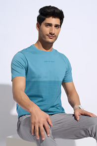 Light Blue Straight-Leg Jeans